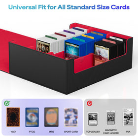 UAONO storage box showing 10 dividers for organized card categories