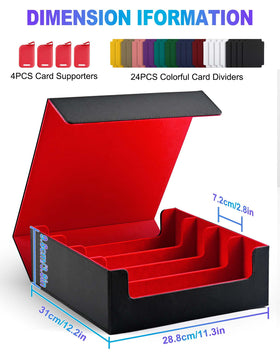 UAONO box with 24 dividers aids orderly categorization and quick retrieval