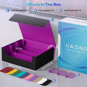 UAONO premium craftsmanship and durable materials for long-term card storage.