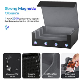 UAONO magnetic closure keeps contents secure during transport and handling
