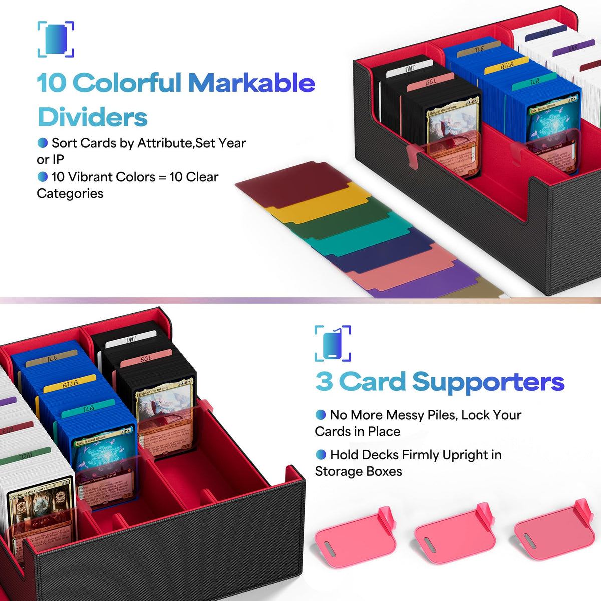 UAONO storage box interior highlights soft microfiber lining