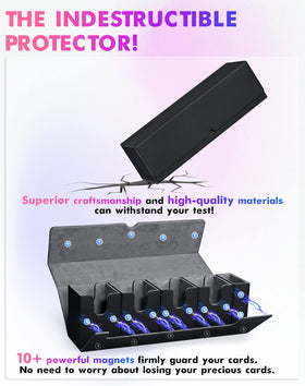 Waterproof leather exterior guards cards against splashes and scuffs