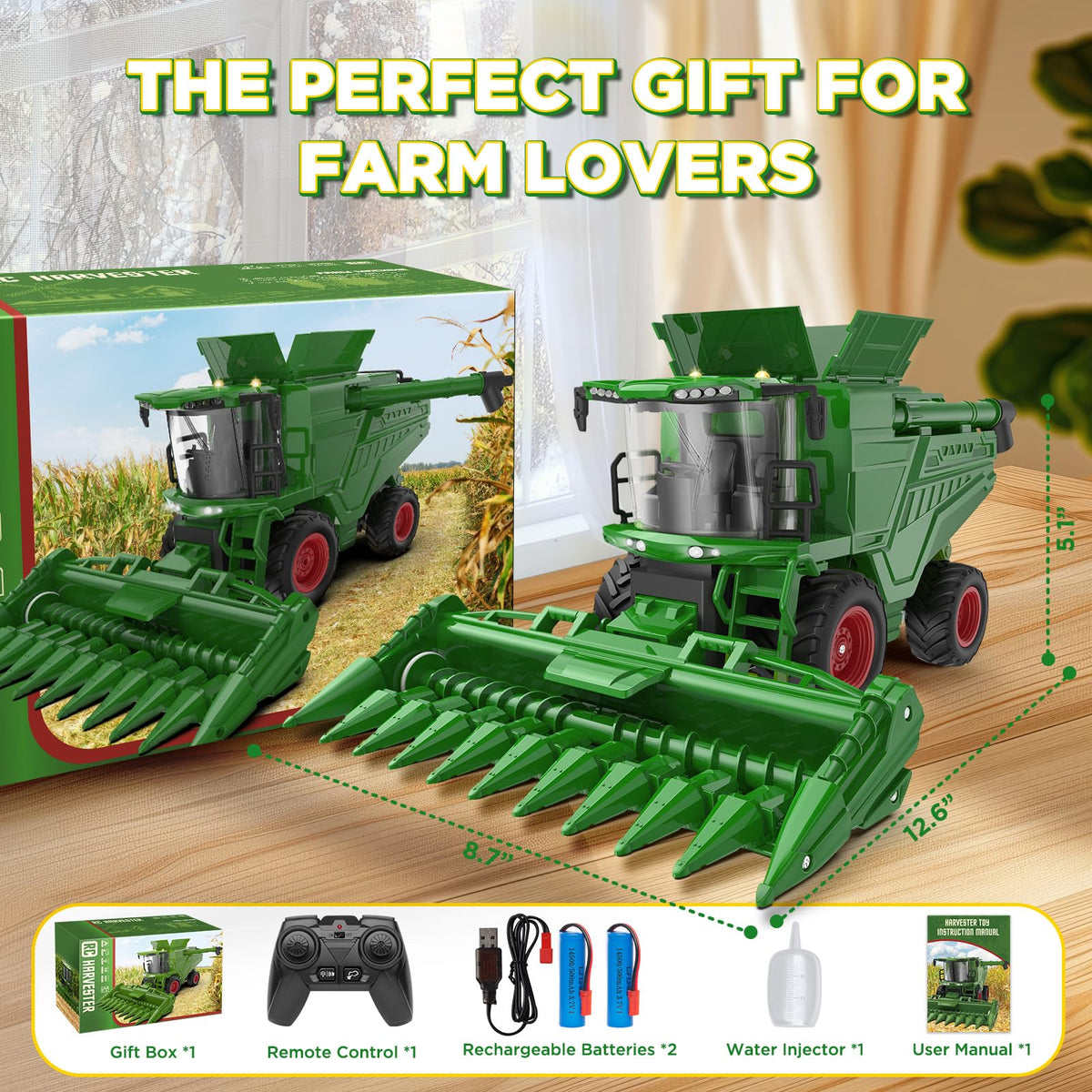 Uarzt educational farming play encourages imagination and problem solving in kids.