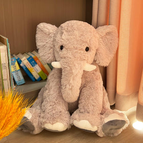UBABER large elephant plush head and ears detail for visual appeal