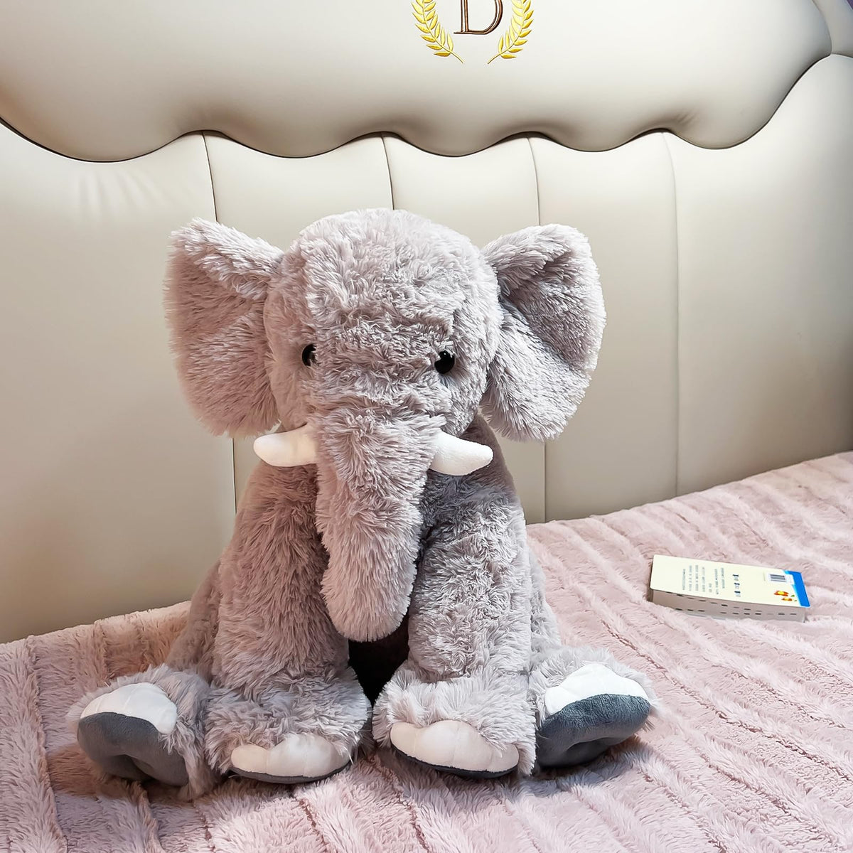 Safe, CPC-certified UBABER elephant plush suitable for children