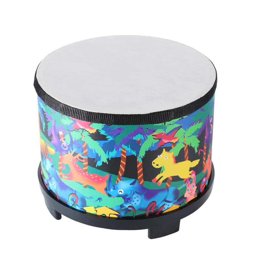 Four rubber feet provide stable tabletop or floor play.