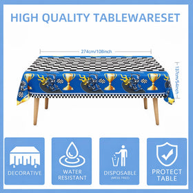 UBGKCJSJ truck tablecloth and ribbon tie the look for a polished display