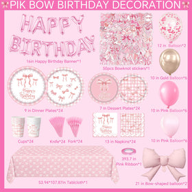 UBGKCJSJ pink bow dessert plates add charm to sweet moments.