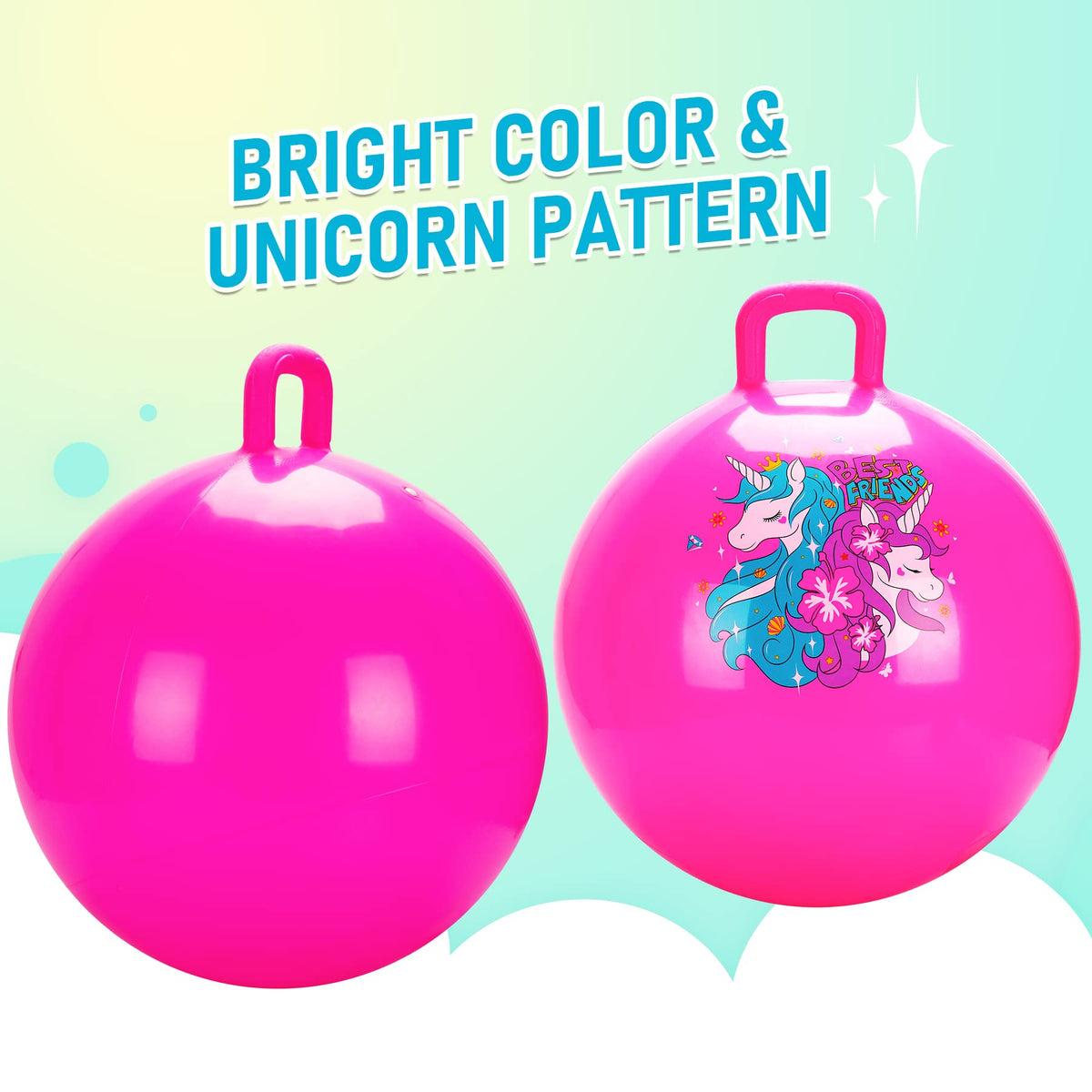 U&C Planet Hopper Ball helps build balance and core strength through play.