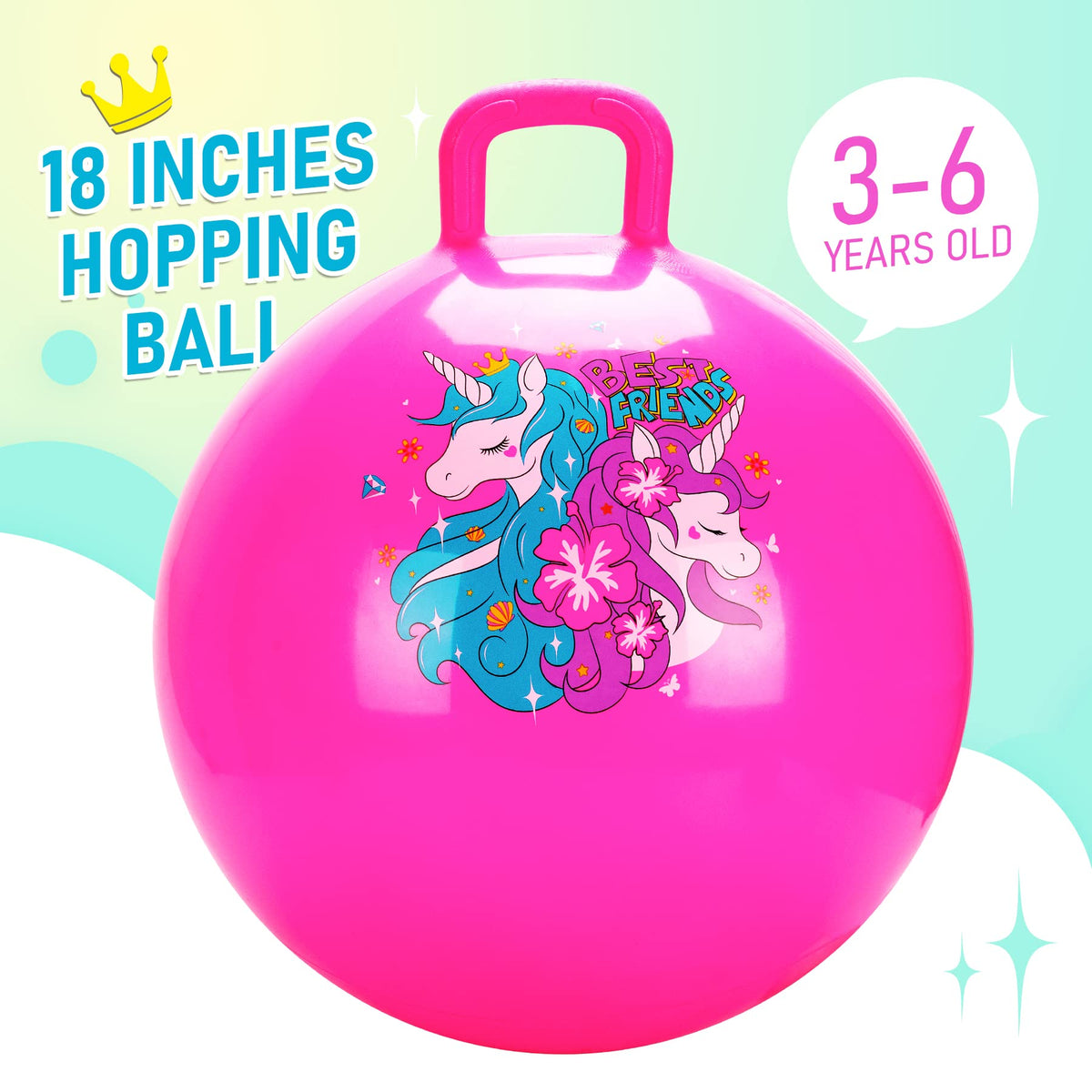 U&C Planet Hopper Ball in action promoting active movement and balance.
