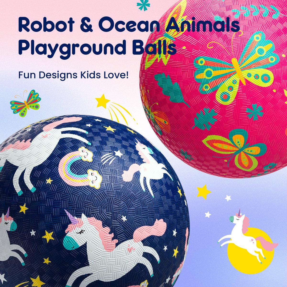 U&C Planet balls ready for dodgeball and kickball in any setting
