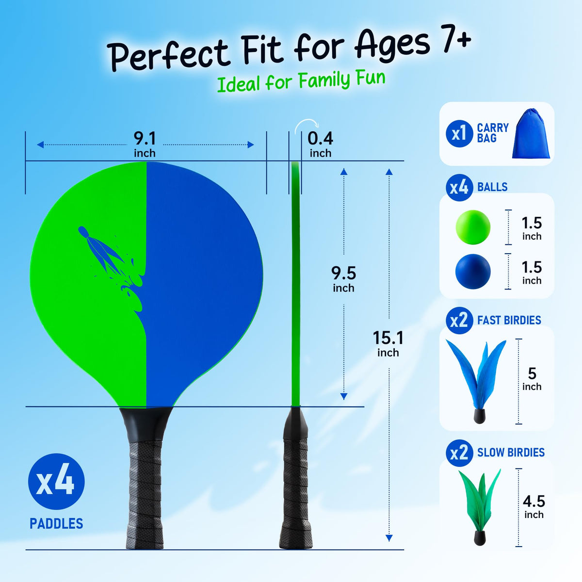 U&C Planet rubber base feather birdies for durable, smooth flights