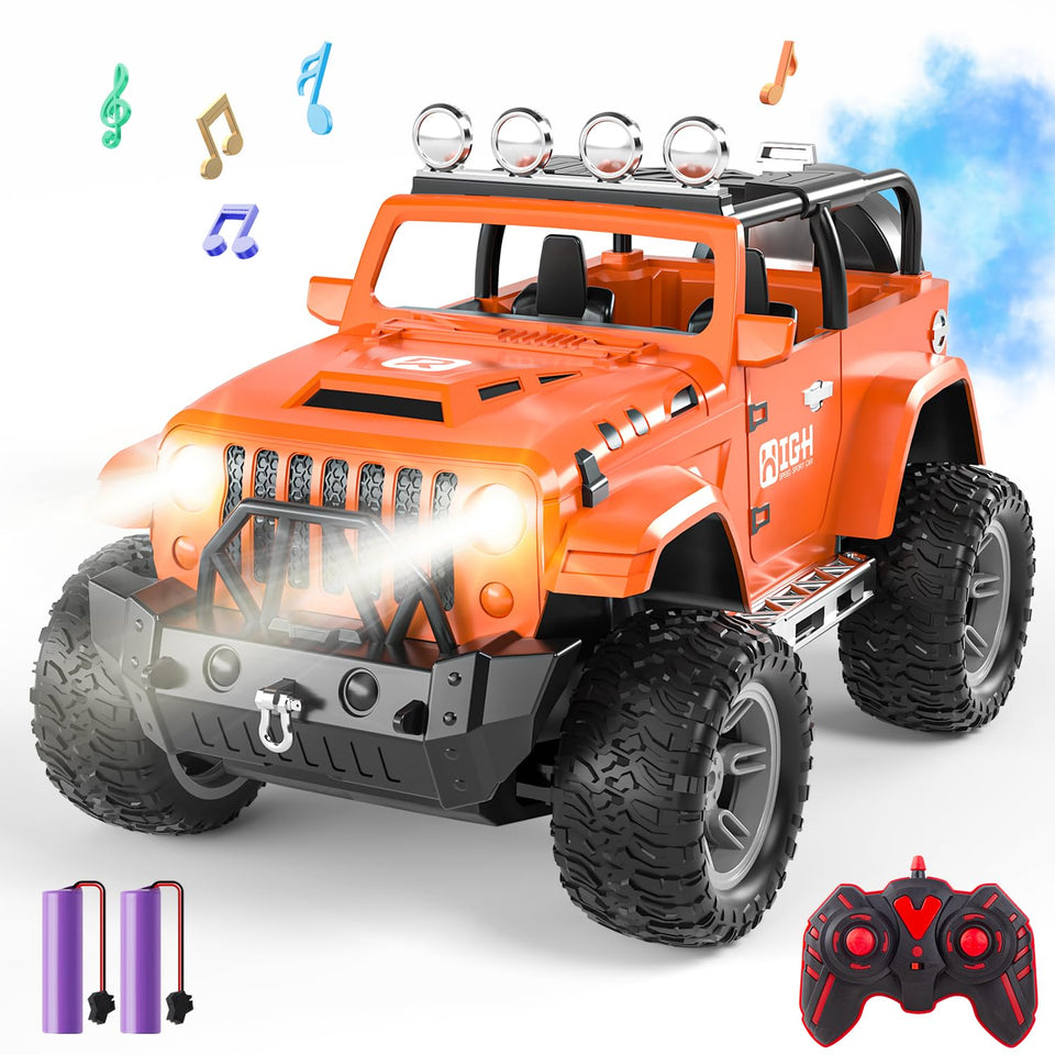 UCAI 1:16 RC car front view with durable body and kid-friendly controls.