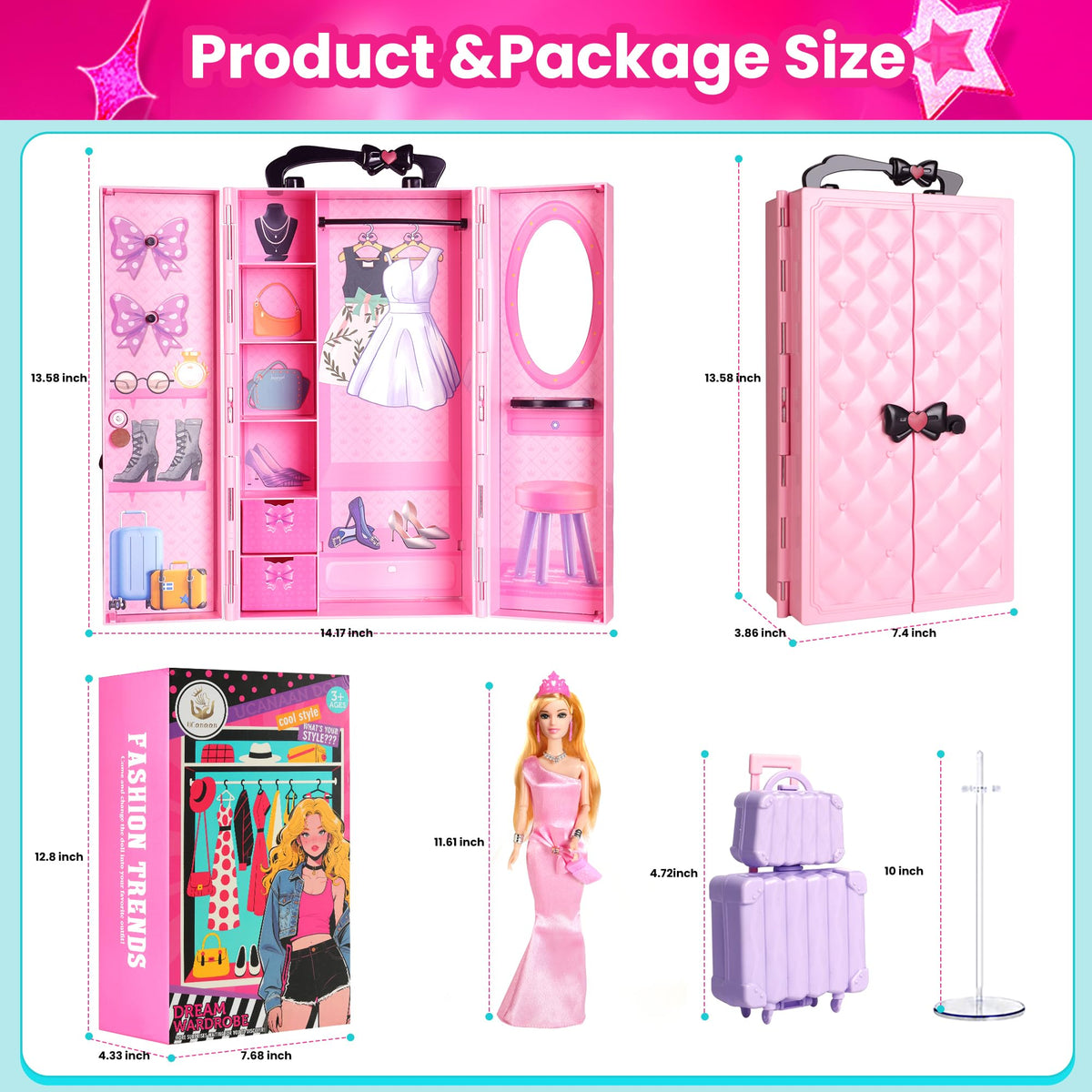 UCanaan DIY doll fashion kit sparks creativity and mix-and-match styling