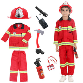 Udekit firemen costume medium helmet for authentic firefighter role play