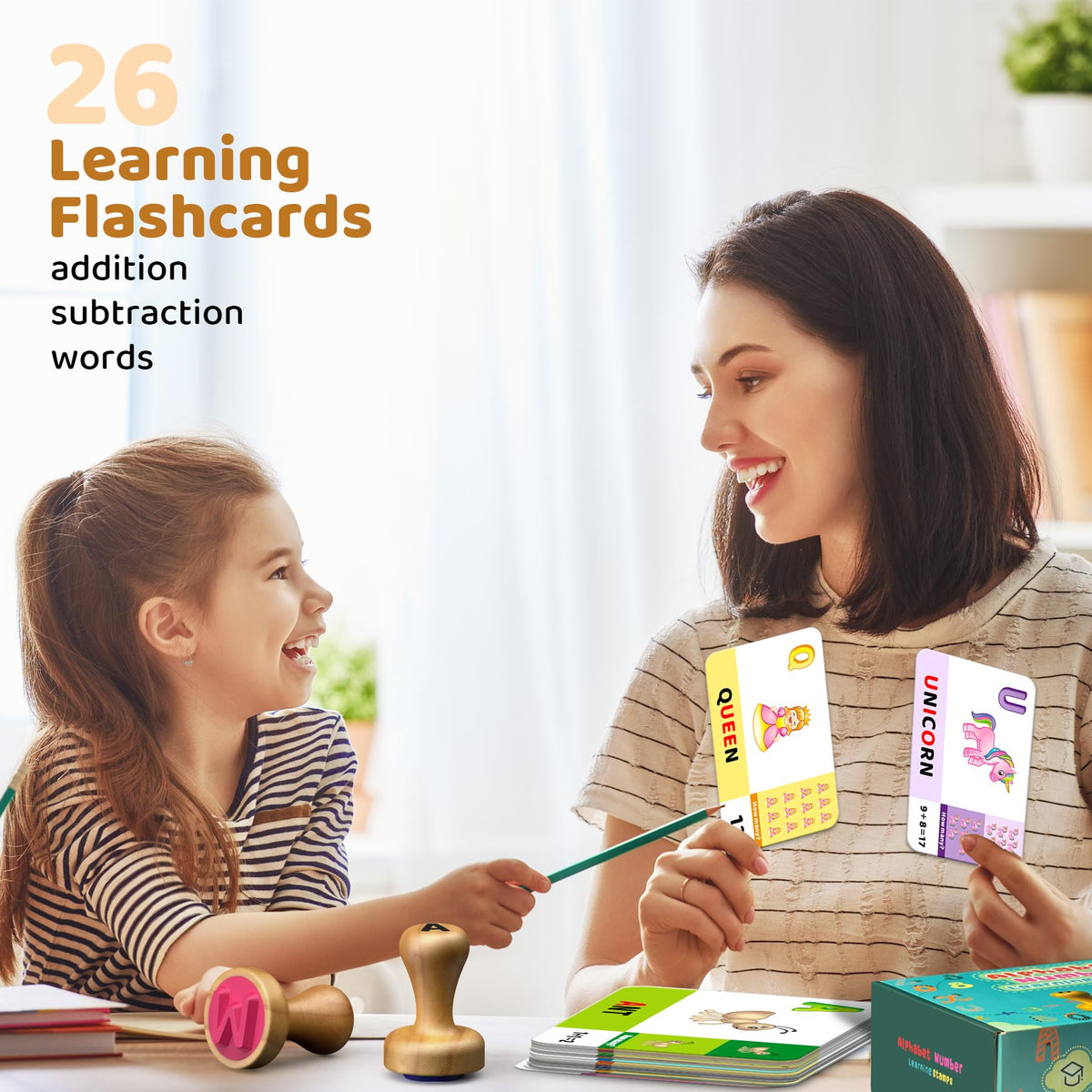 UdoUto activity cards featuring animals and plants to spark word and number exploration.