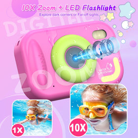 Uffylle Kids Camera 1080P video demo showing clear action for stories.