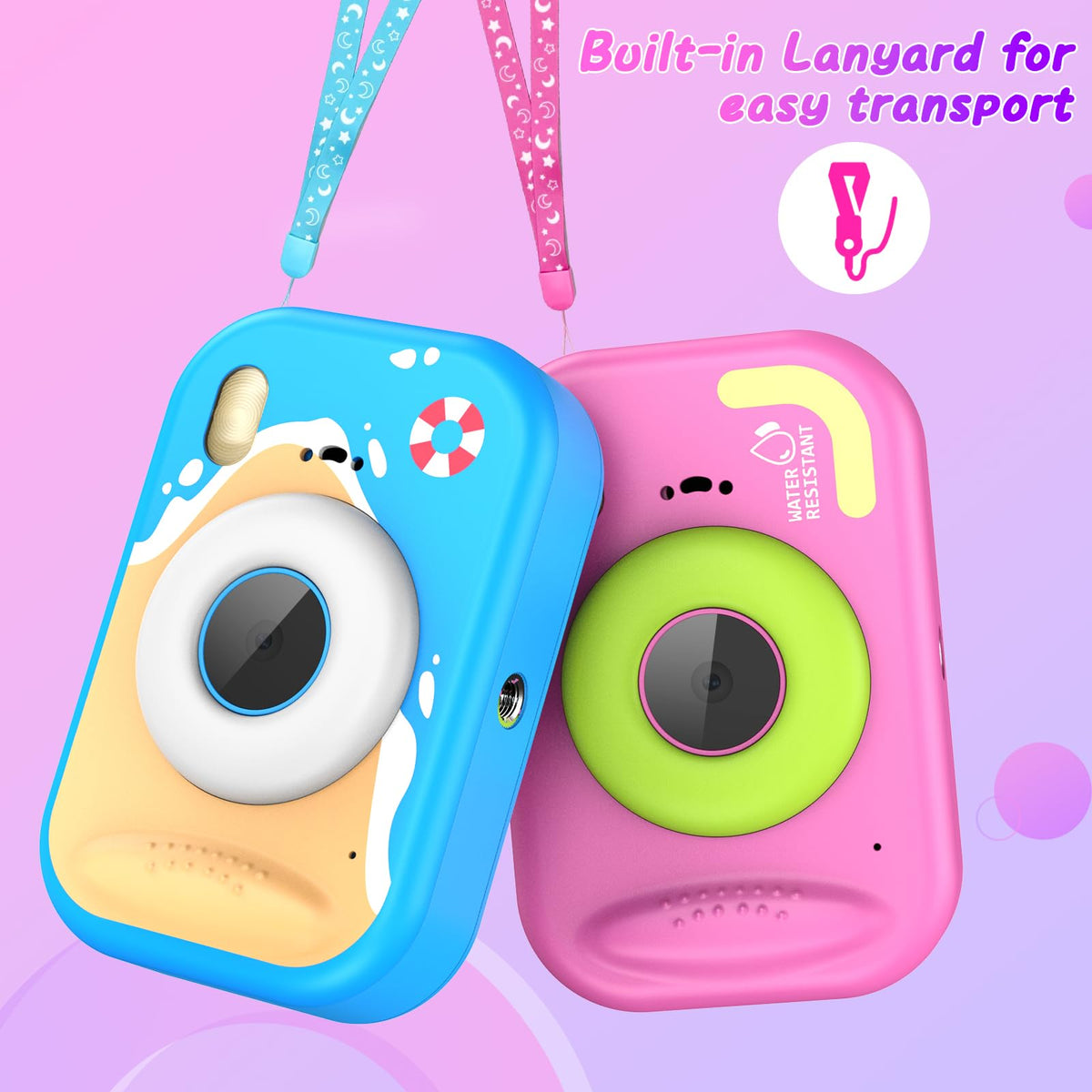 Uffylle 32GB SD card included for quick storage on the go.