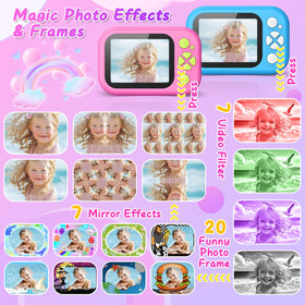 Uffylle Kids Camera 48MP stills for crisp childhood memories.