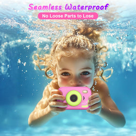 Uffylle Kids Camera pool adventure shot capturing playful underwater moments.
