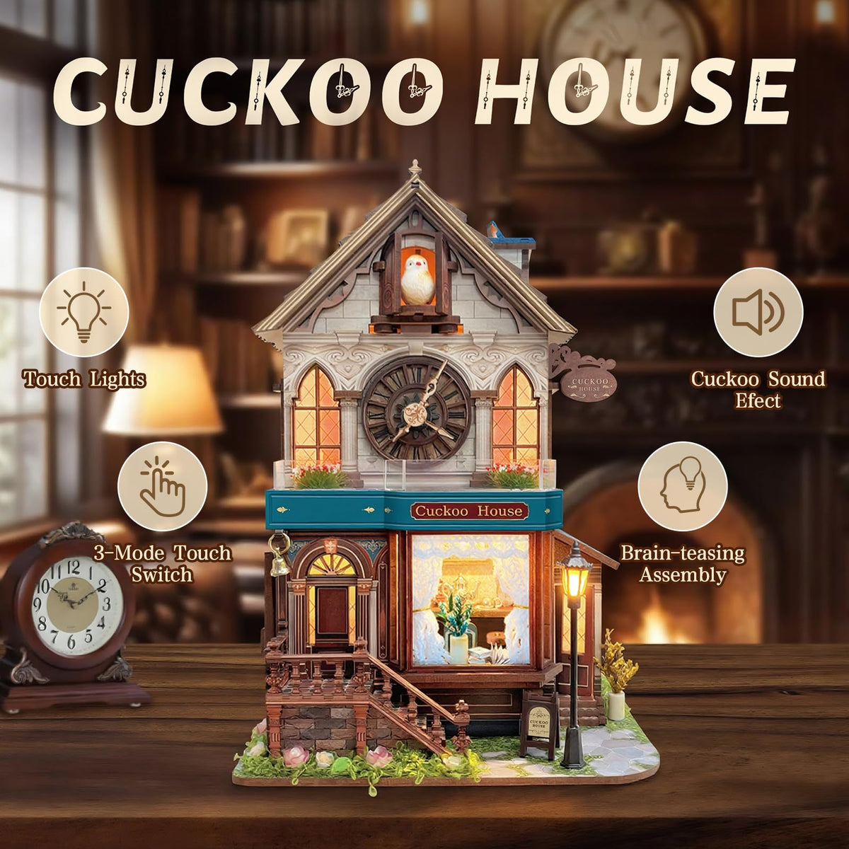 UFLJPKS 3D wooden puzzles for adults offer satisfying, creative assembly.