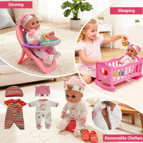 UFLJPKS baby doll outfits set for dress-up and styling sessions.