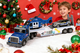 UFLJPKS Police semi-trailer truck gift box-ready packaging for gifting.