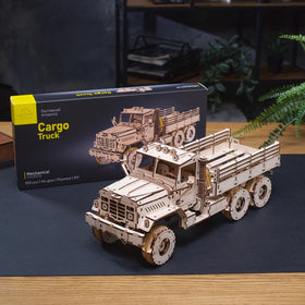 UGEARS Cargo Truck laser-cut components highlight precision and challenging build