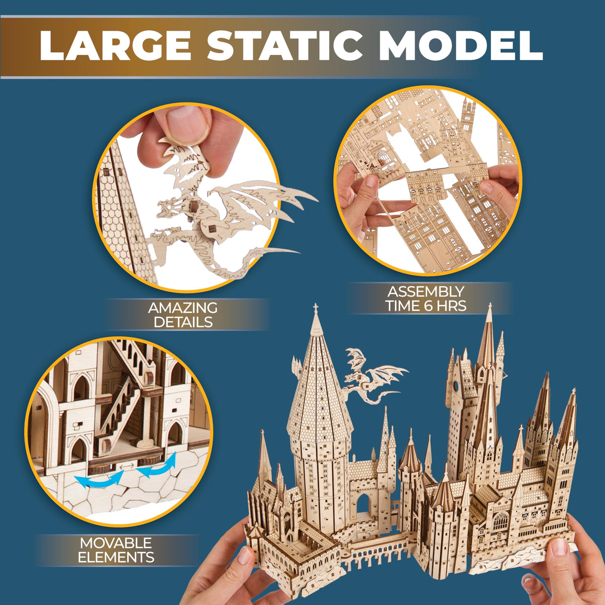 UGEARS Hogwarts Castle gift-ready-pack makes a thoughtful present for fans