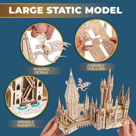 UGEARS Hogwarts Castle gift-ready-pack makes a thoughtful present for fans