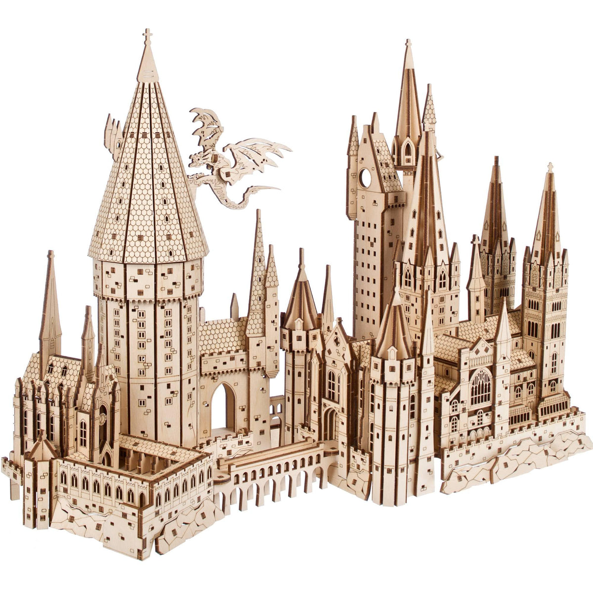 UGEARS Harry Potter Hogwarts Castle puzzle-assembly a stunning display centerpiece for fans