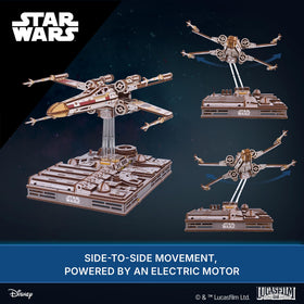 UGEARS Luke Skywalker X‑Wing instruction book shows clear steps for assembly.