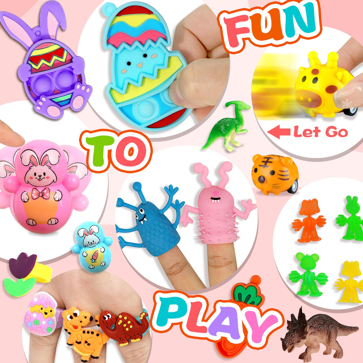 U-Goforst Easter stickers for decorating eggs, bags, or prizes