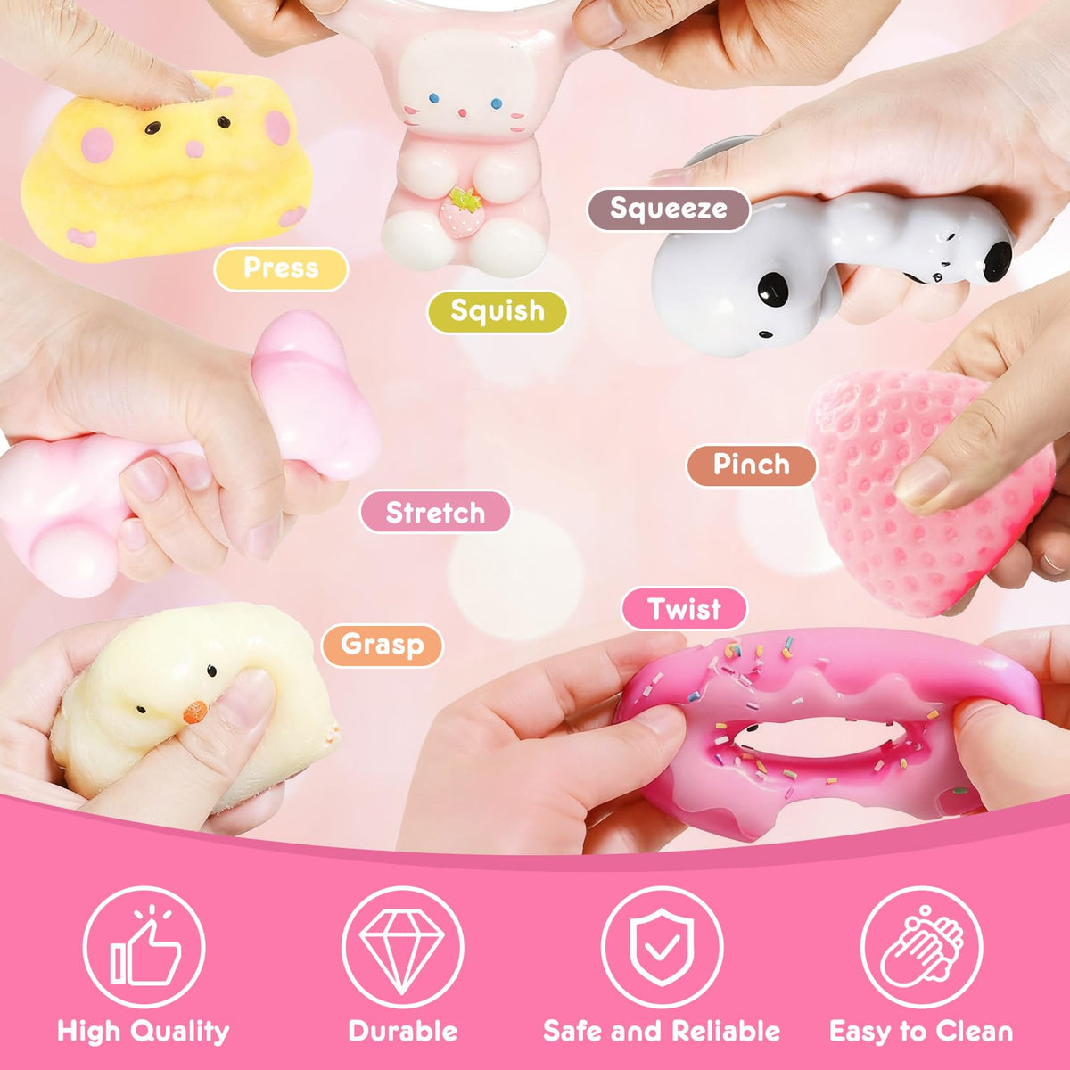 UGRASEA Taba a Squishy Black Cookie offers calming squeezes on the go.