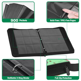 UGYAZX 50 removable sleeves let you reorganize favorites.