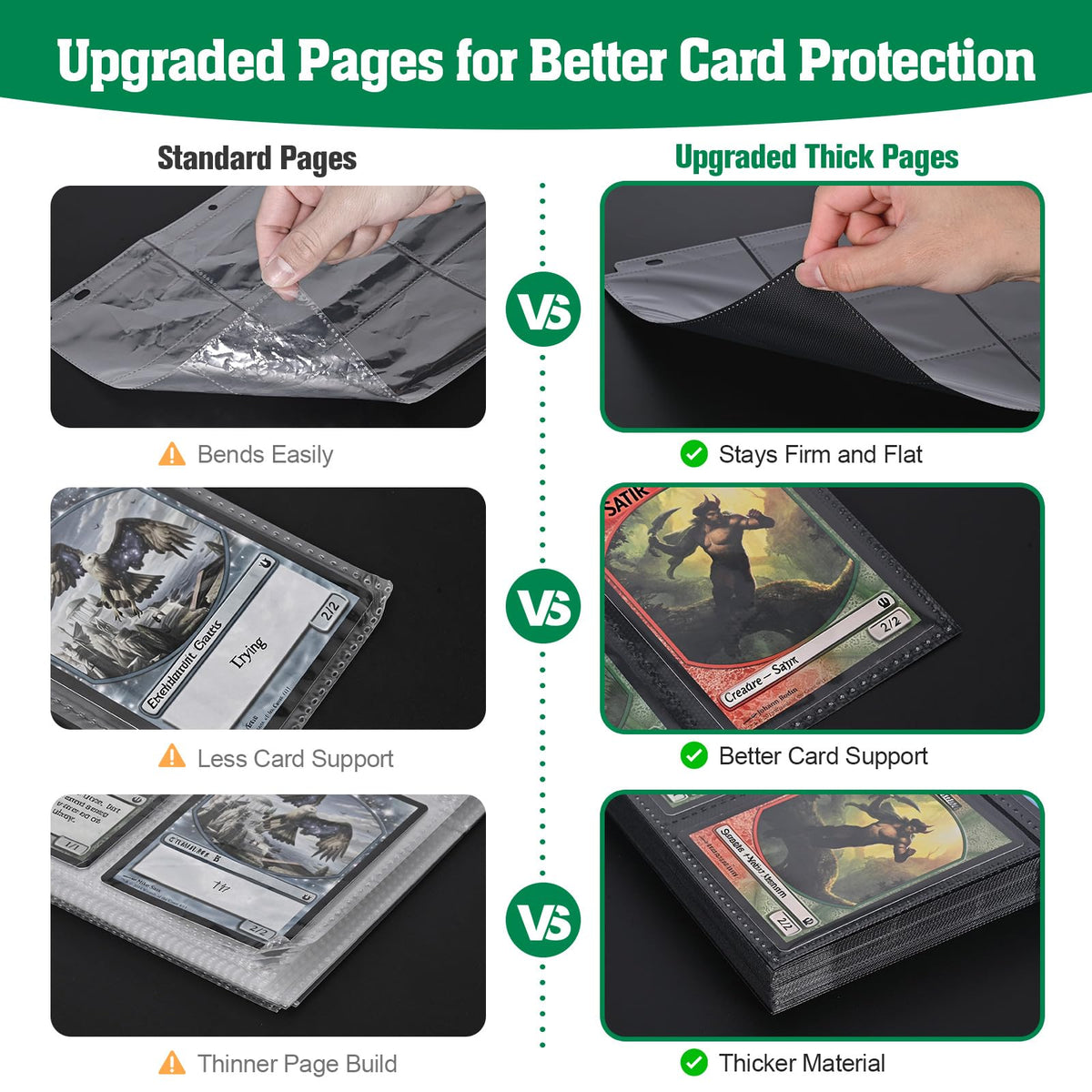 UGYAZX refillable 3-ring binder keeps pages swap-ready.