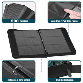 UGYAZX 50 pages inside for spacious double-sided storage