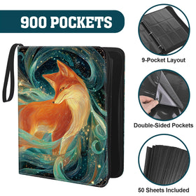 UGYAZX 9-pocket layout for quick viewing and organization