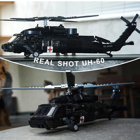 UH-60 Black Hawk cockpit instrument panel for learning and display