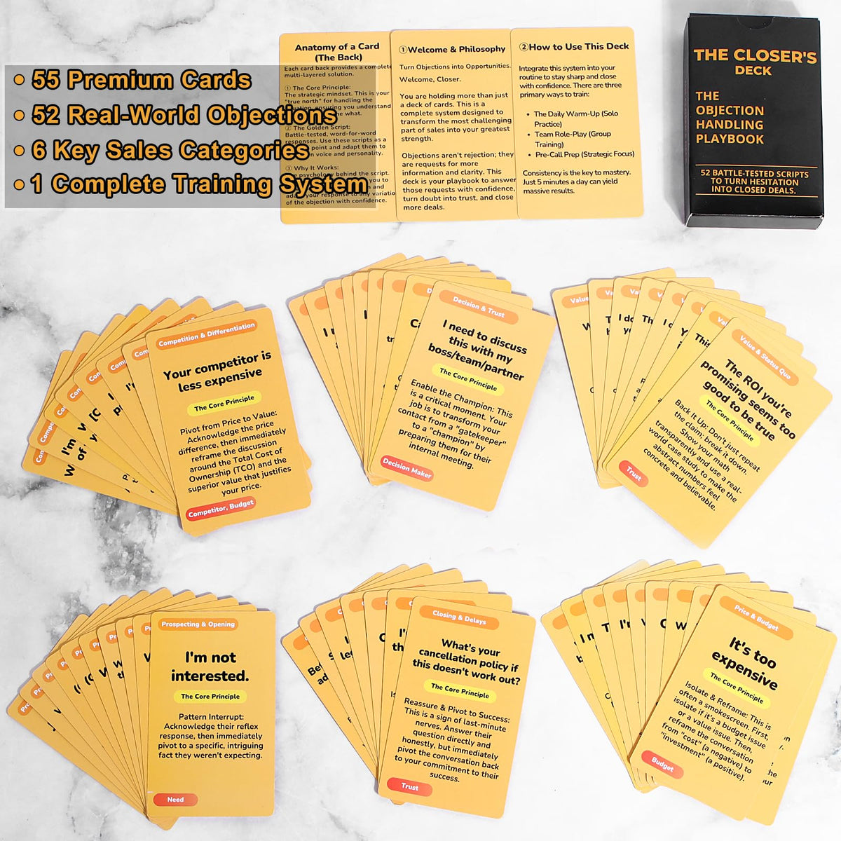 UHillMinerva Objection Master Deck six categories layout focuses training areas