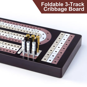Uibyriy Cribbage Board solid wood construction offers durability and a smooth surface.