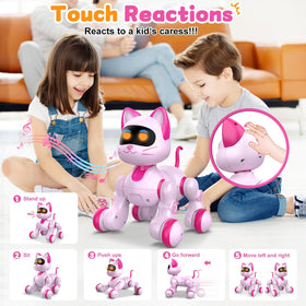 Uiopy robot-cat sings and meows to enhance pretend play and storytelling