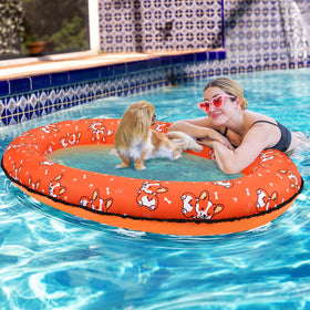 UJG dog float paw-friendly fabric; durable and scratch-resistant