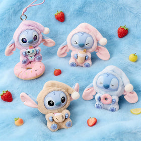 UKJNG Stitch Eat Something Before Sleep plush keychain shows on bags and backpacks