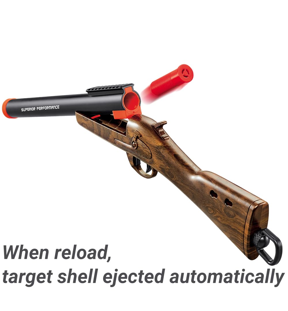 Ukola realistic model shotgun toy offers compact size and kid-friendly grip.