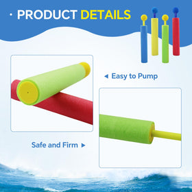 Ukontagood lightweight water guns that float on pool surfaces.