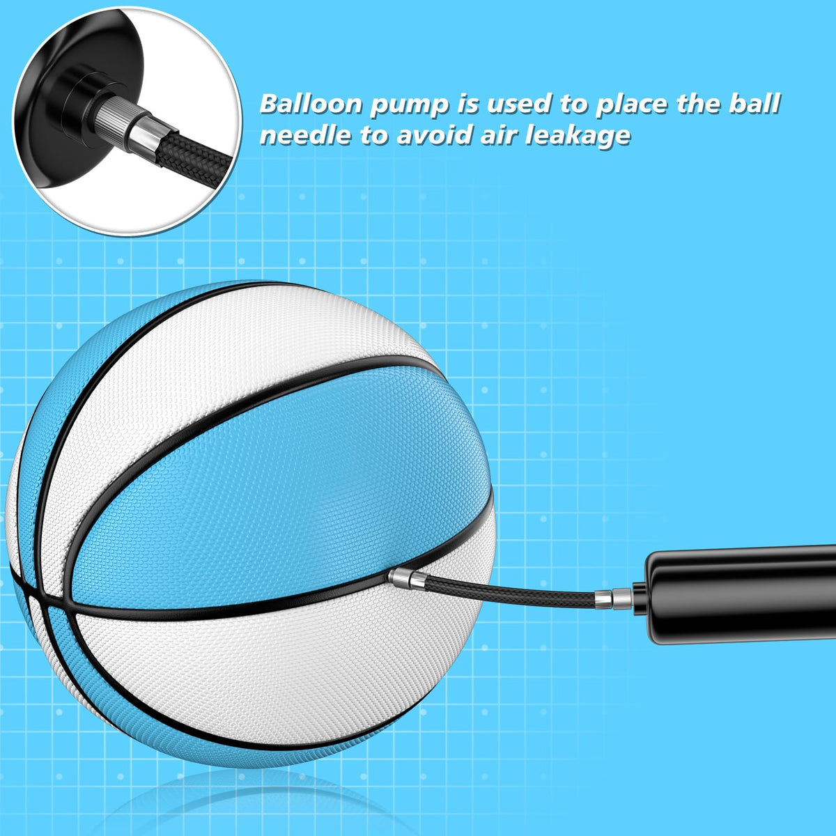 Uladis size-3 basketball fits most pool hoops for water play