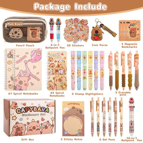 Ulema capybara pencil set ready for daily assignments