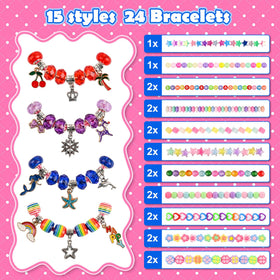 Ulema mess-free end-cap design enables quick, glue-free bracelet assembly.