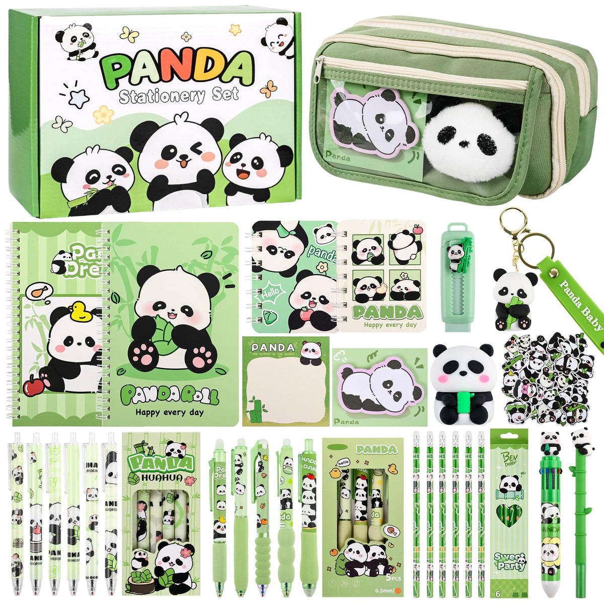 Ulema panda notebooks, durable and adorable for school and home use